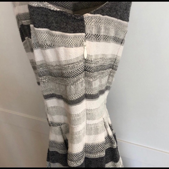 Joie ~ Caya Tweed Stripe Sleeveless A-Line Dress ~ Small - Picture 7 of 11